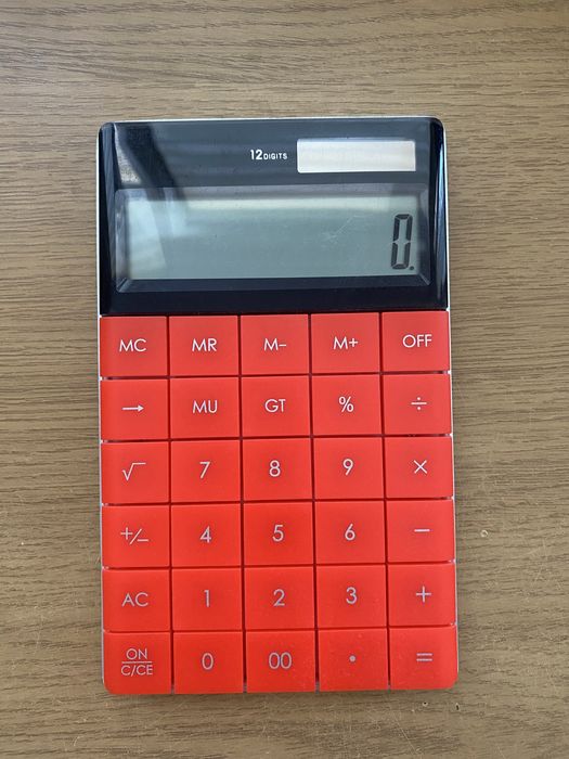Kalkulator czerwony