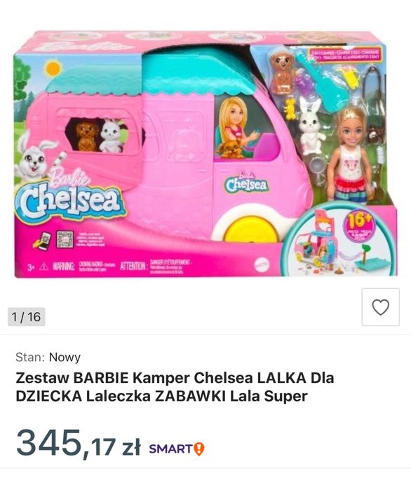 Mattel Barbie Chelsea Kamper HNH90