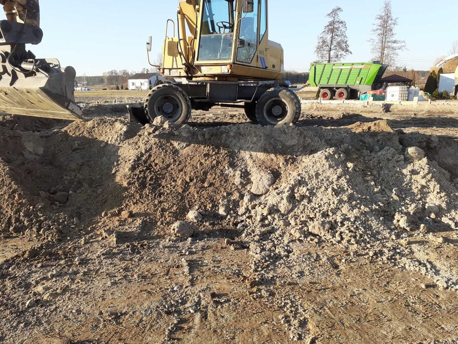 Usługi minikoparką i koparką czyszczenie stawów