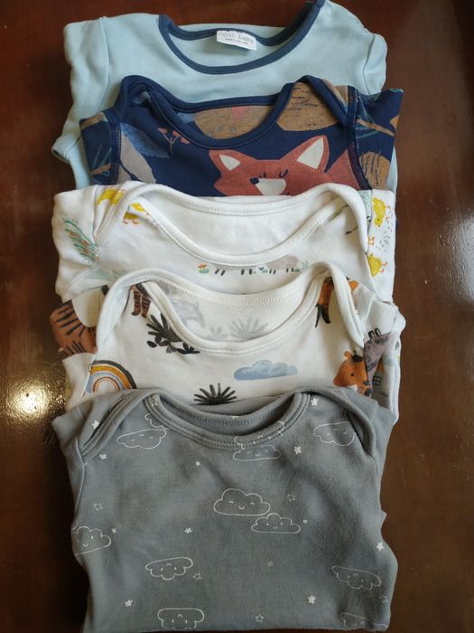 Боди с длинным рукавом, человечки, слипы на мальчика на 3-6 мес.