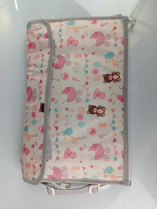 Przenośna, składana wodoodporna torba mata do przewijania przewijak XL