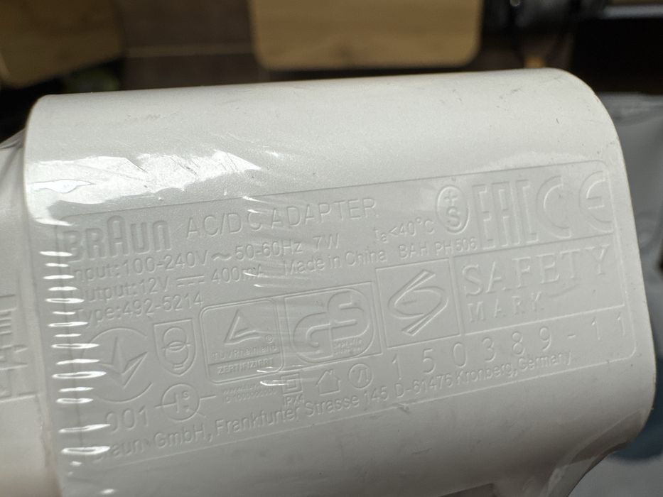 Oryginalny zasilacz ładowarka do golarki\depilator Braun 492-52