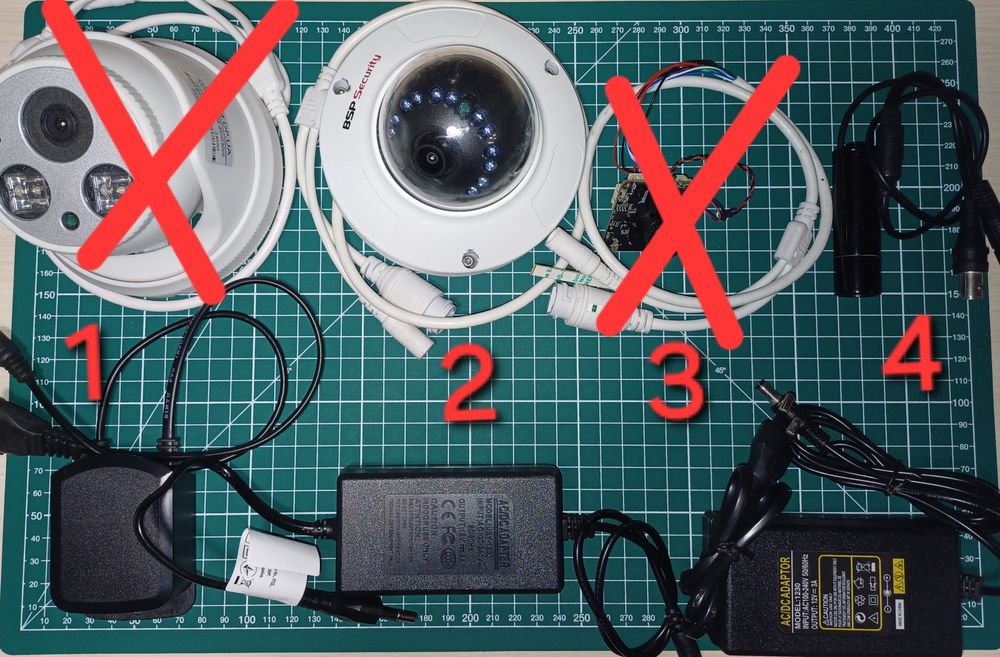 IP камери відеоспостереження та анналог(IP - 1 од. Аналог - 1 од.)