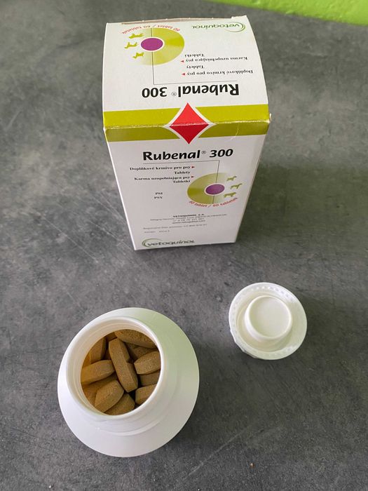 Vetoquinol Rubenal 300mg 47 tabletek 80% opakowania, Fitolizyna gratis