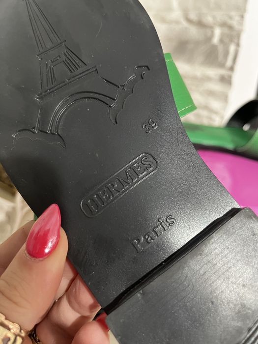 Hermes klapki r 39 nowe
