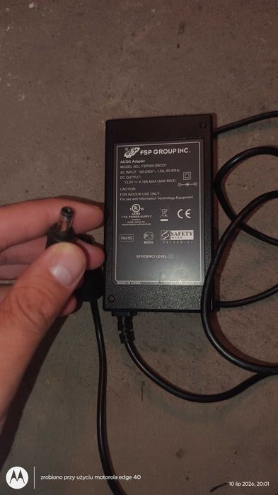 Zasilacz FSP GROUP 12V 4.16A (50W) — sprawny, oryginał