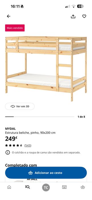 Beliche novo do Ikea!