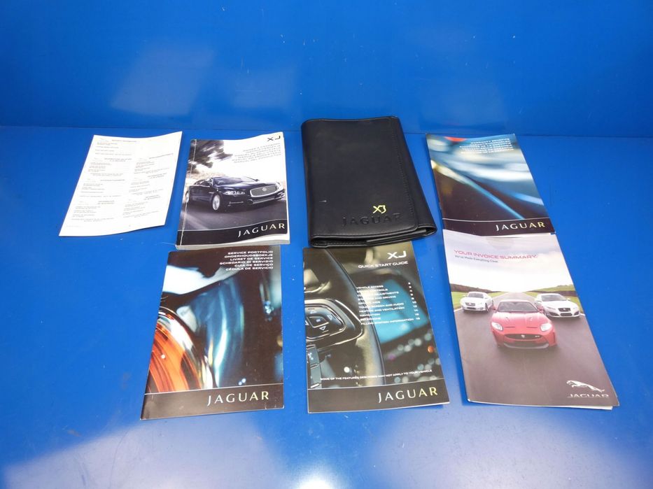 JAGUAR XJ X351 INSTRUKCJA OBSŁUGI ETUI KSIĄŻKA