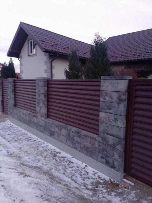 Ворота та фіртки. Профнастил. Металопрофіль. Дах. Фальц. Покрівля.