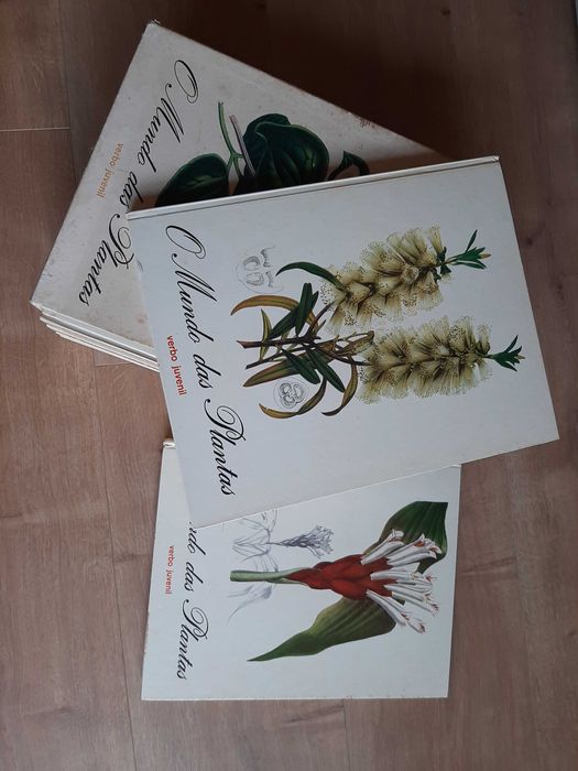 Enciclopédia  de 8 Volumes  "O mundo das plantas" da Verbo Juvenil