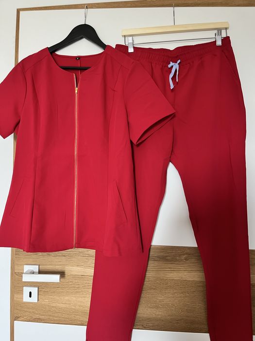 Simple scrubs nowy! M malinowa czerwien