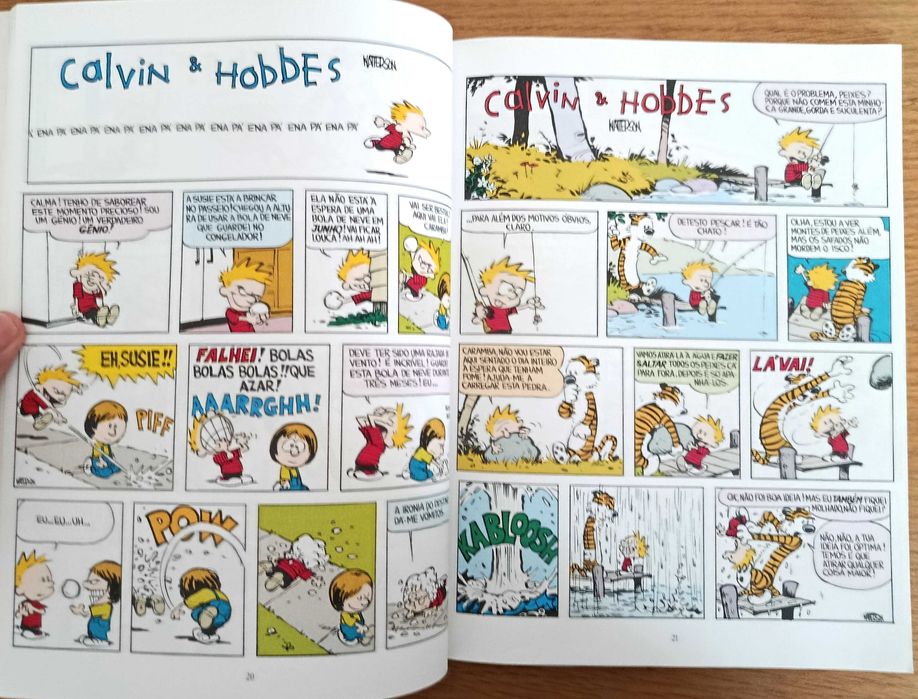 Calvin & Hobles - Plácidos Domingos - banda desenhada