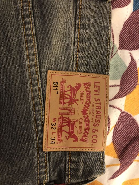 Levis 511 W32 L34