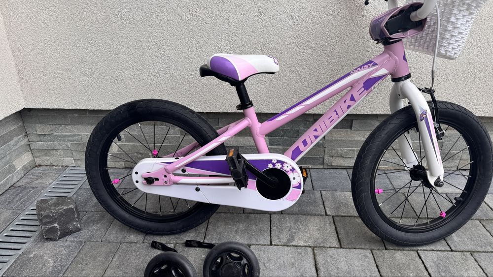 Gwarancja! Super stan! Unibike 16” dla dziewczynki ok.2-4 lat