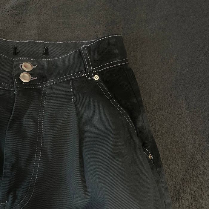 -50%‼️ЧЕРНАЯ ПЯТНИЦА‼️джинсы черный Oversized leg baggy jeans y2k M