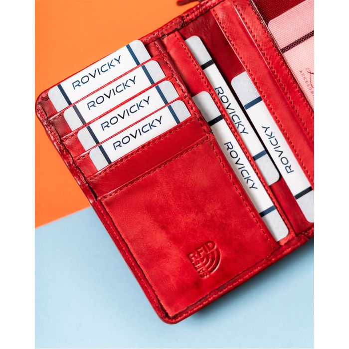 pojemny portfel damski z wieloma kieszeniami - rovicky