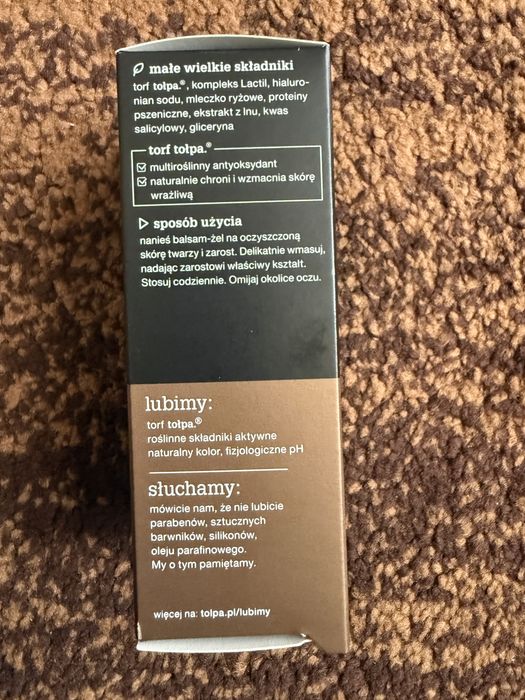 Tołpa barber balsam-żel do twarzy z zarostem i brodą