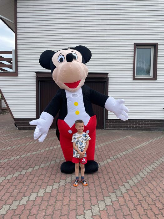 Nadmuchiwany kostium Mickey lub Misia  na  imprezy wysokość 260 cm.