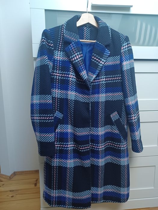 Płaszcz w kratke