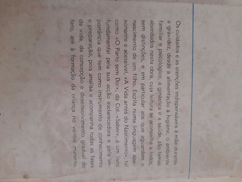 Livro " A Vida Antes do Nascimento " Antigo