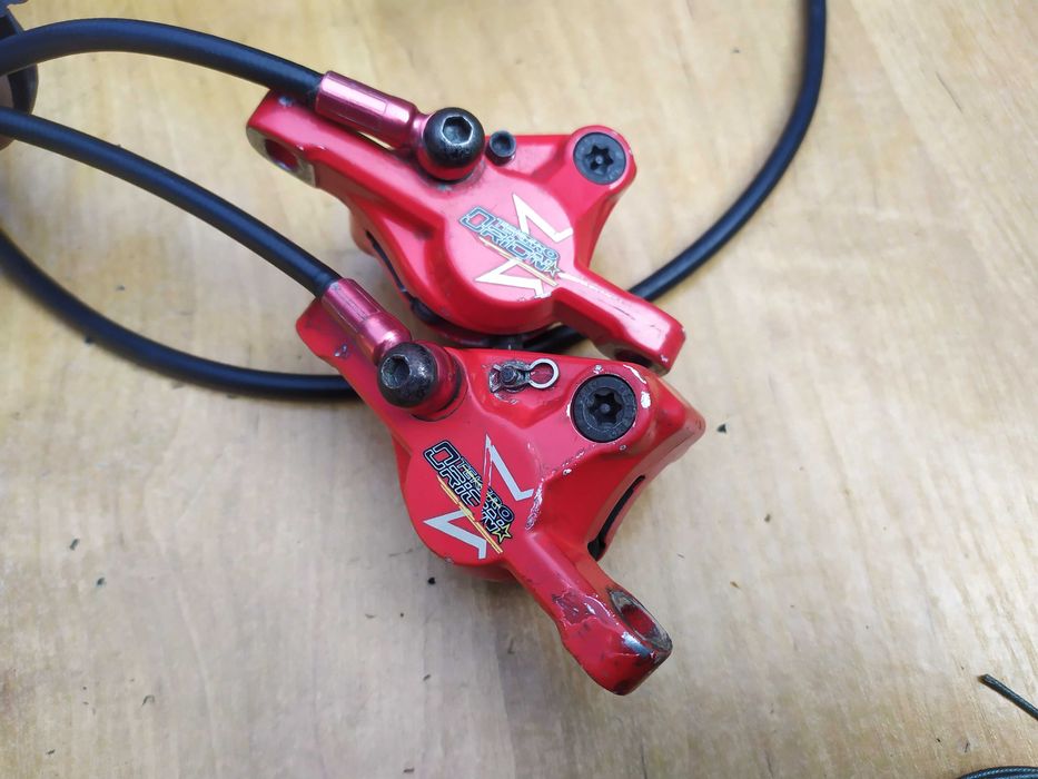 Tektro ORION hamulce tarczowe hydrauliczne  Alu/Carbon dł. 79/150cm PM