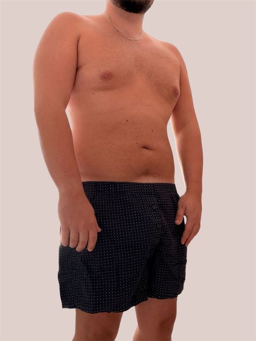 Używane Bokserki Męskie Luźne Szerokie Granatowe H&M Rozmiar L