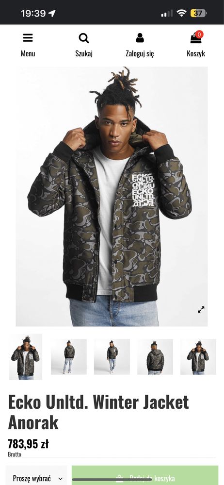 Ecko Unltd. Winter Jacket Anorak kurtka dla m czyzn moro firmowa nowa Radzionkow OLX.pl
