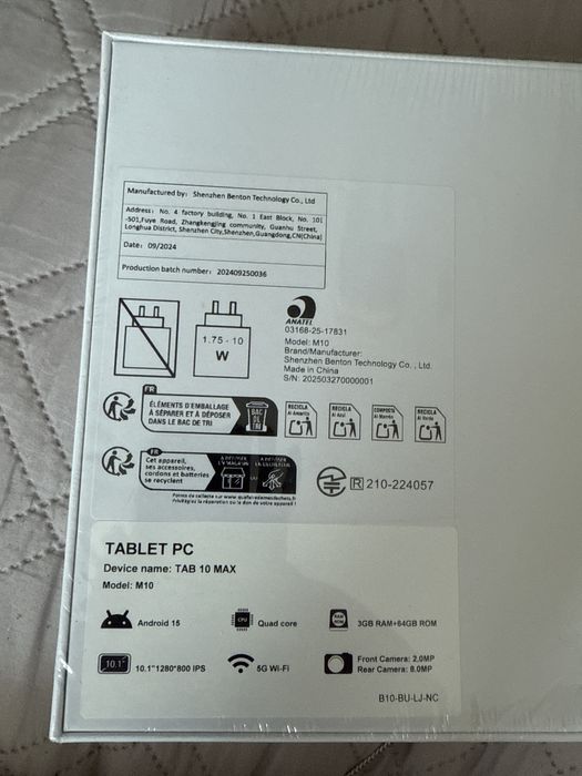 Tablet TAB 10 Max M10