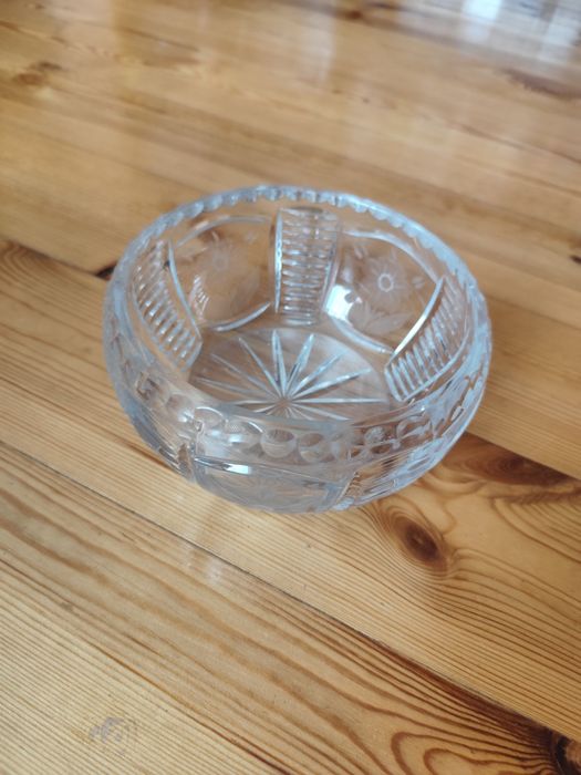 Kryształy Polskie PRL, porcelana Rumuńska zestaw 16 sztuk