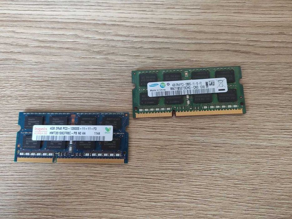 Оперативна пам'ять DDR3 8GB (2x4GB) для ноутбуків (SODIMM)