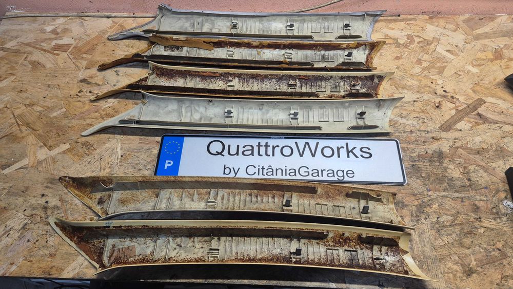 Pilares A Para-Brisas Originais Prontos a Estofar Audi A4 B5 8D 1994 a 2001