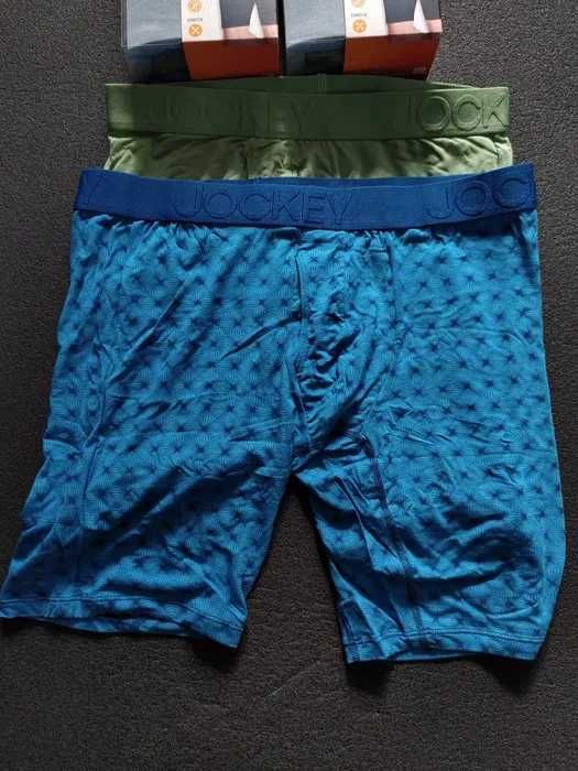 Топовые боксеры-брифы Jockey® Ultra Soft Modal Long Leg из США, 3 шт.