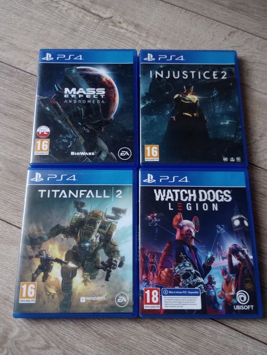 Zestaw 4 gier PS4 PlayStation4