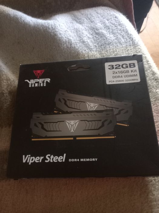 Pamięć RAM ddr4 Patriot 32GB (2x16GB) 3200MHz CL16 Viper Steel