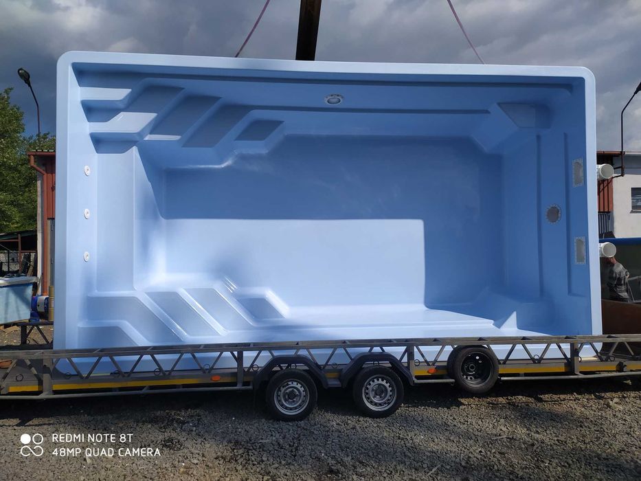 SP Lord 6,50 x 3,70 basen poliestrowy Superpools ogrodowy do wkopania