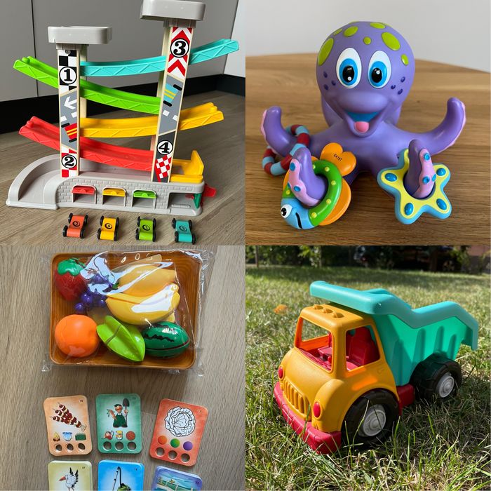 Іграшки / Трек Top Bright / Самоскид Battat / Фрукти на липучках