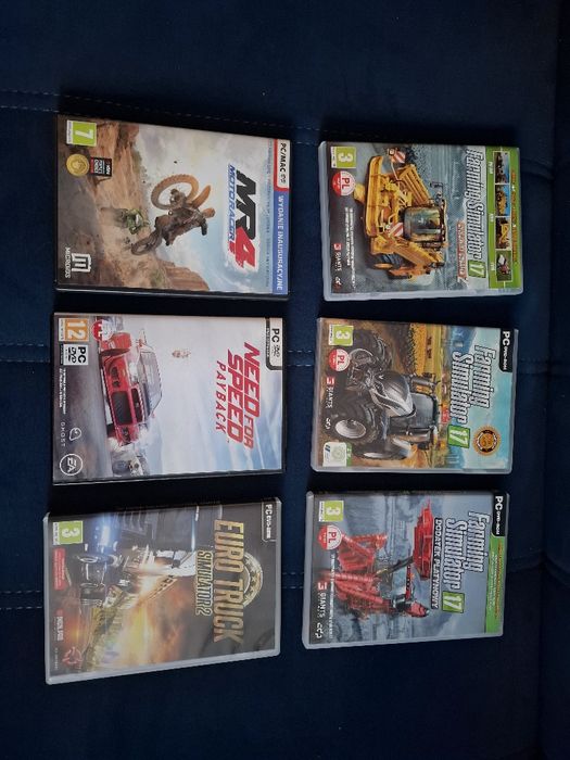 Farming Sim 17 z DLC Need For Speed MT4 i ETS2