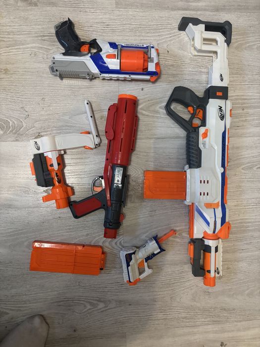 pistolety nerf stan dobry
