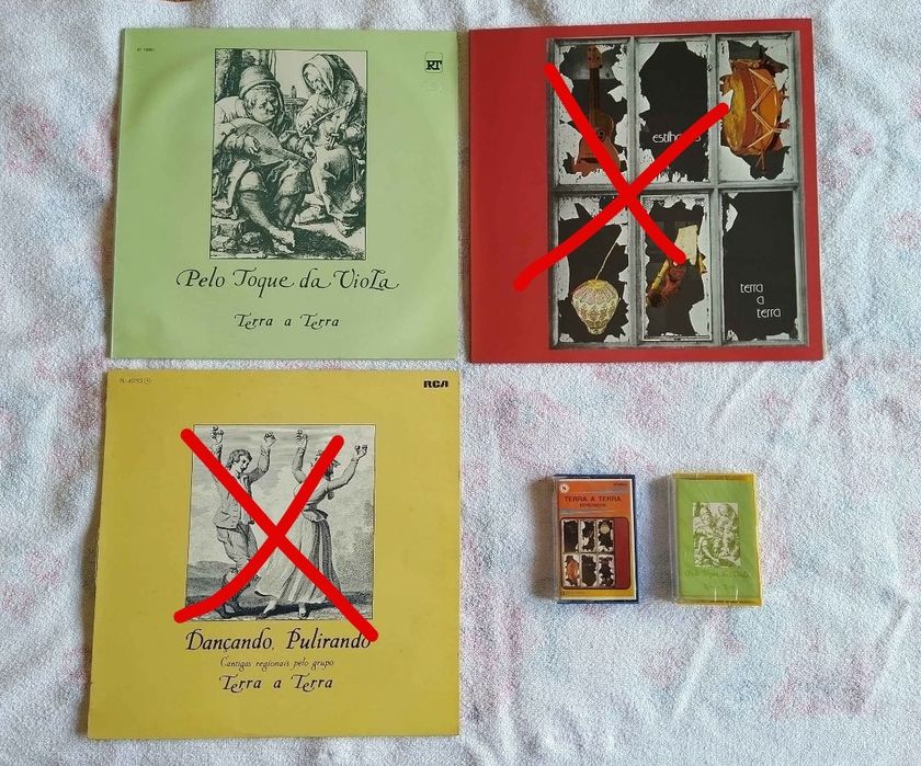 Terra a Terra LP Vinil Cassete Folk Portuguesa