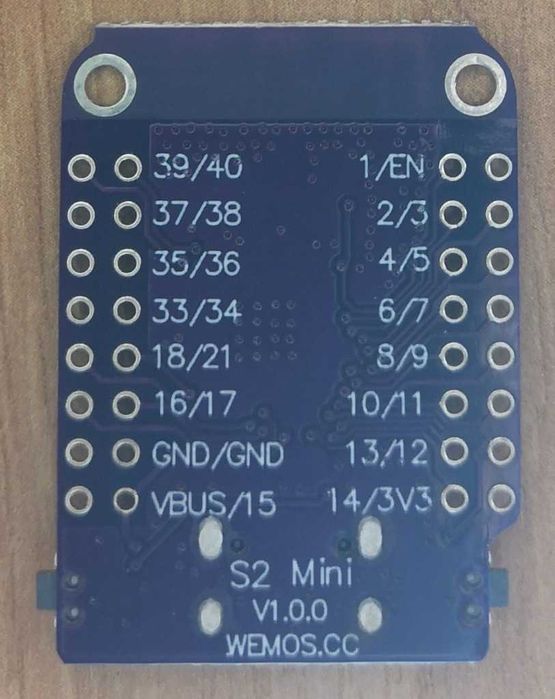 Esp32 S2 mini 27pin 4MB Flash 2MB PSRAM Arduino MicroPython NodeMCU