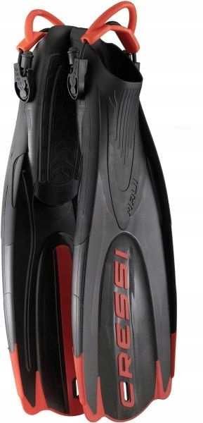 CRESSI Maui Fins płetwy regulowane z systemem EBS L/XL 44/47 czerwone