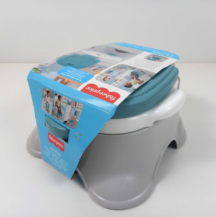 Nocnik Fisher Price 3w1 nakładka podest turkusowy