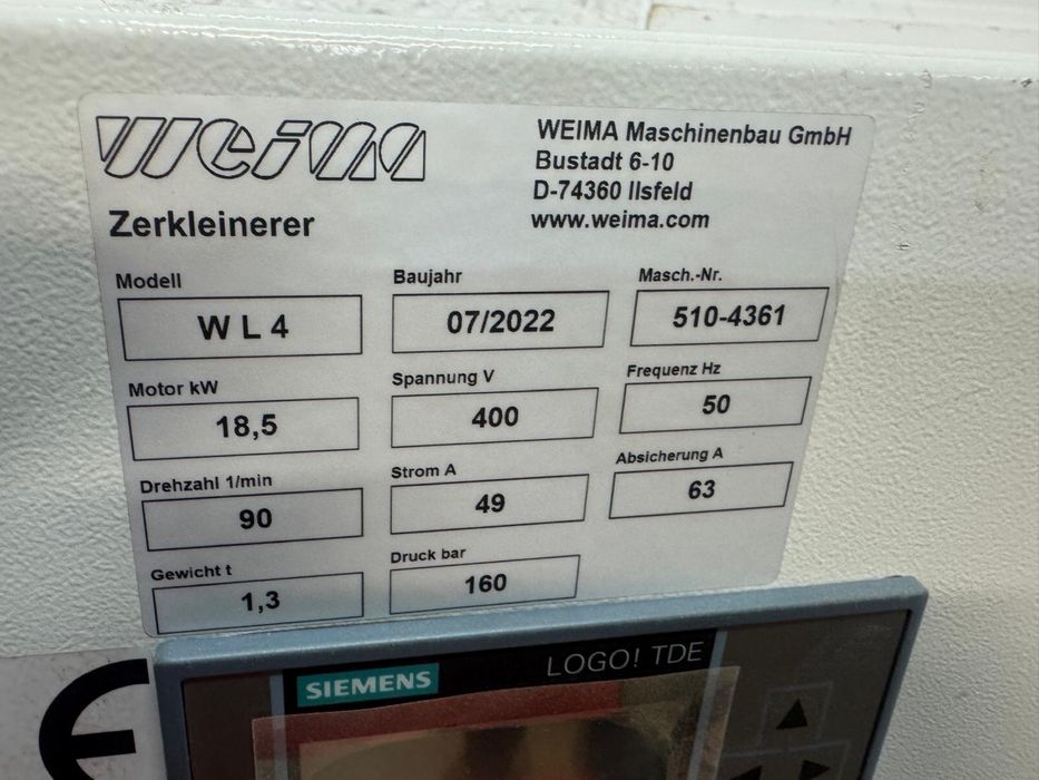Rębak Weima WL4 2022r.