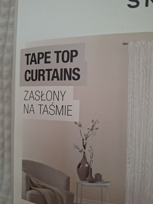Zasłony na taśmie