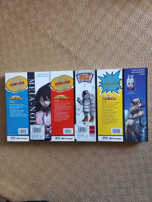 Manga My Hero Academia Volumes 1 2 e 3