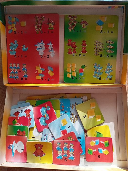 Пазли та карточки Вчимося рахувати