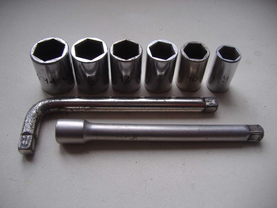 Набор 6 головок и держатель на 6мм (качество СССР)