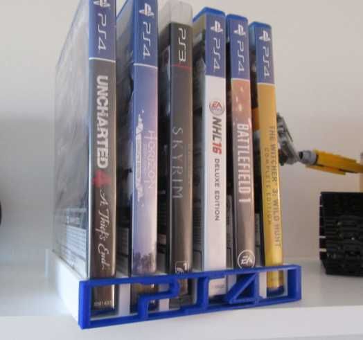 Suportes/Caixas arrumação jogos Playstation Xbox Nintendo