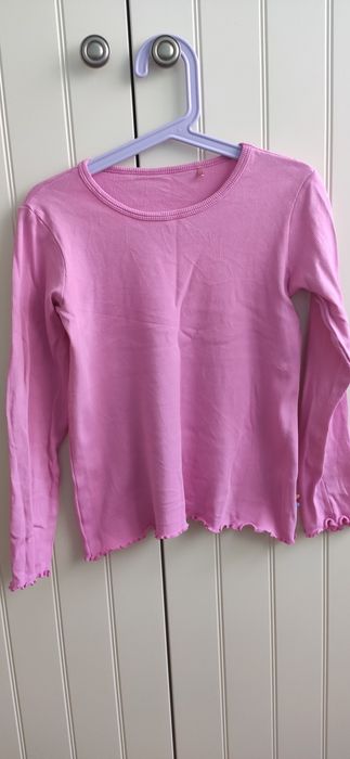 Zestaw bluzki prążkowane longsleeve MyBasic H&M 134/140