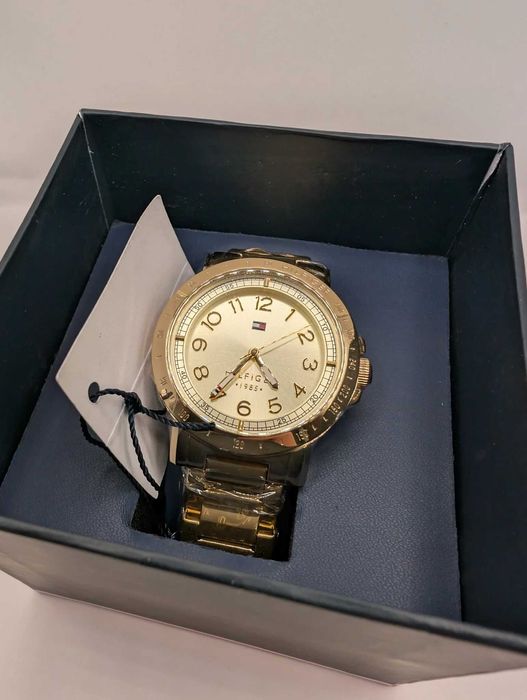 Zegarek damski Tommy Hilfiger złoty elegancki